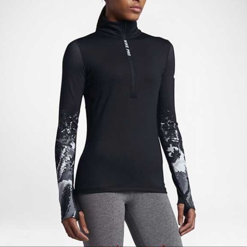 Nike Pro Hyperwarm Halfzip Long Sleeve Jacket NWT